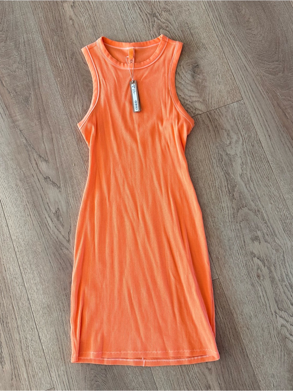 Skims cotton rib dress NWT s